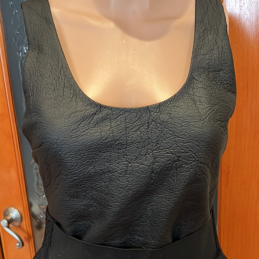 Black Pleather dress - Picture 9 of 13
